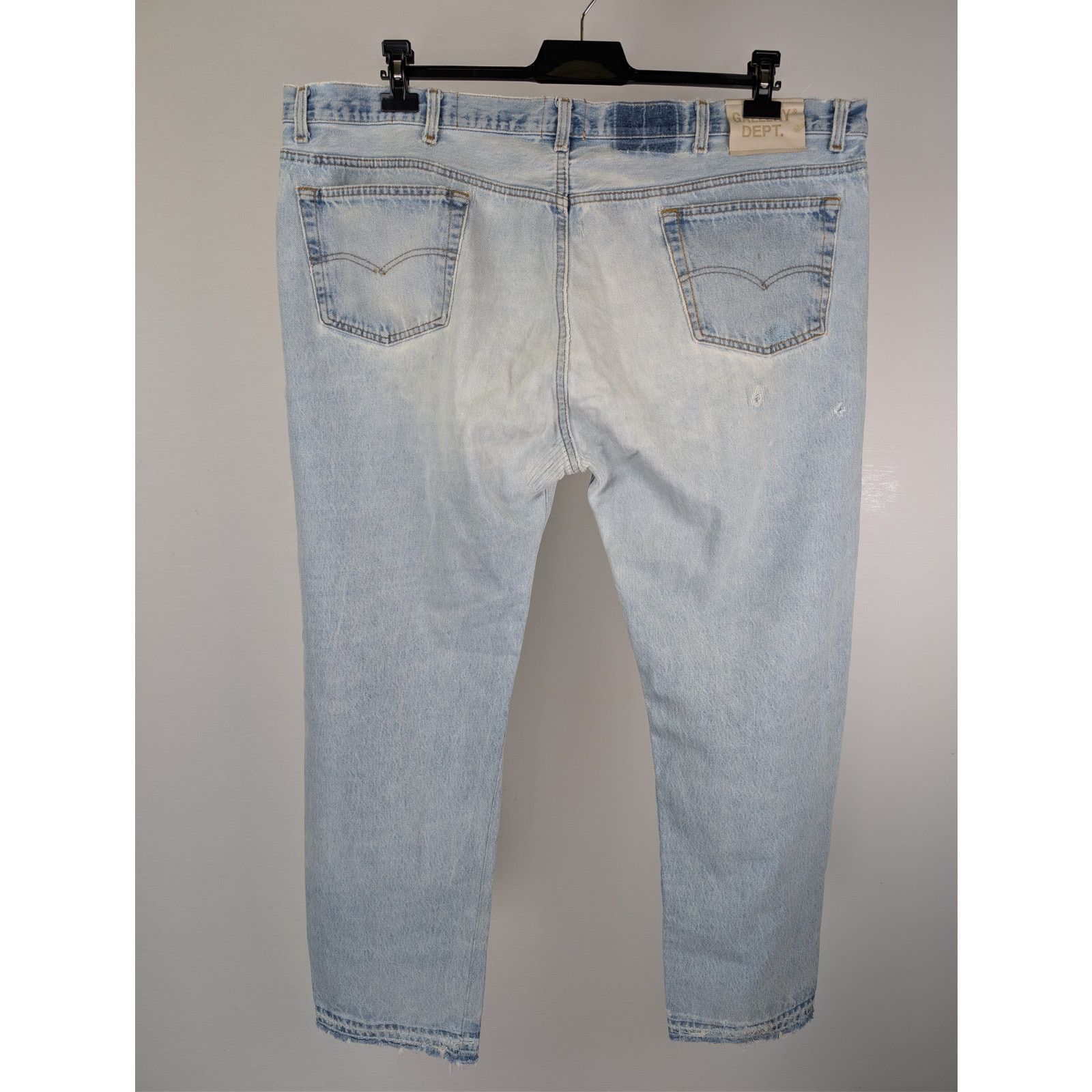 Gallery Dept. o1rshd1 Ken Ripped slim-cut Denim Jeans in Blue Denim Size US 40 / EU 56 - 12 Thumbnail