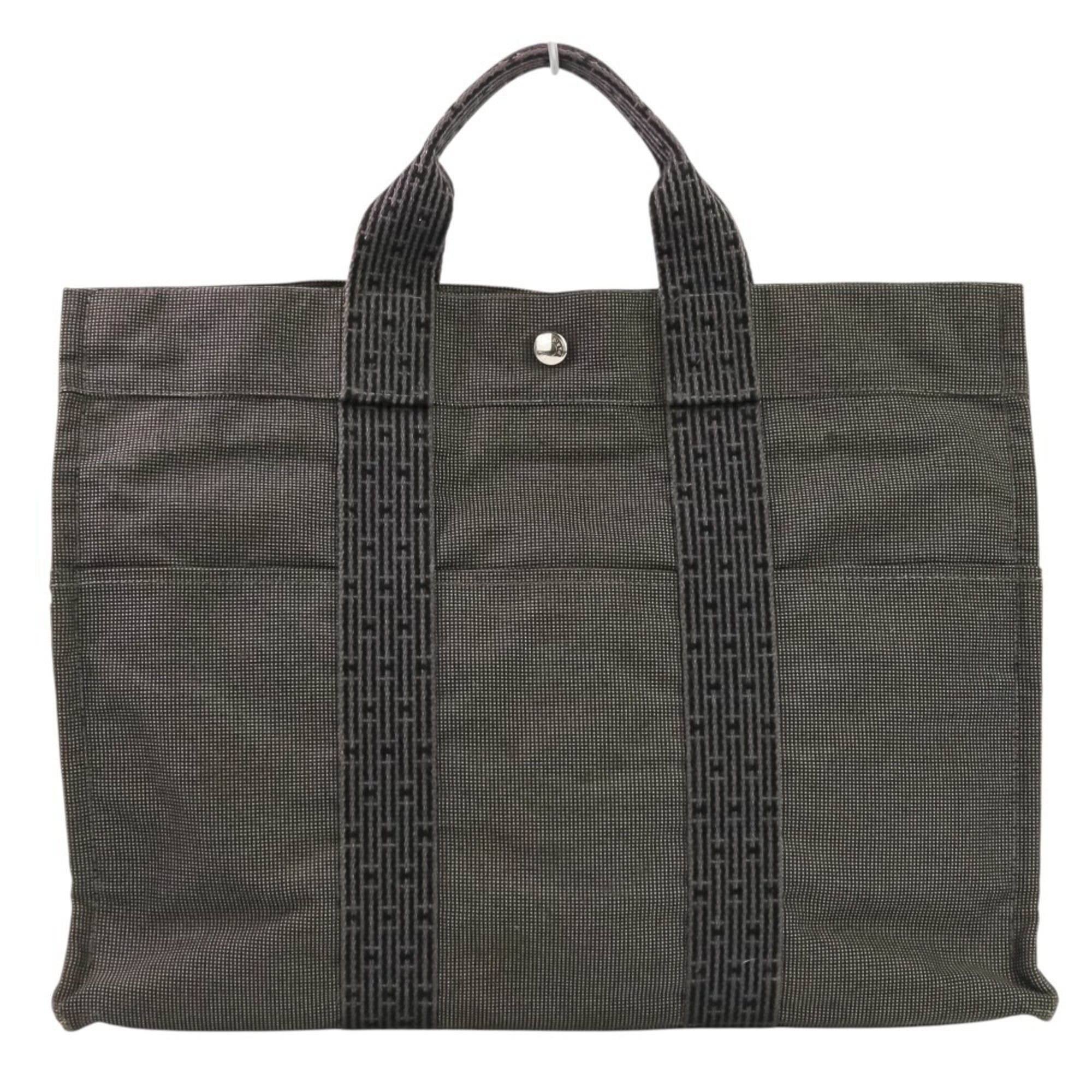 Hermes Hermes Herline Tote Bag MM Gray Men's Women's Size ONE SIZE - 1 Thumbnail