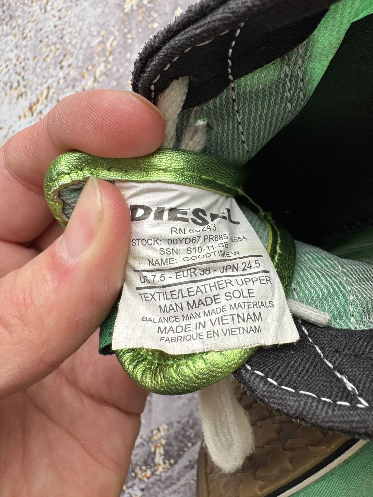 Diesel Diesel Vintage Sneakers Size US 7.5 / IT 37.5 - 10 Thumbnail