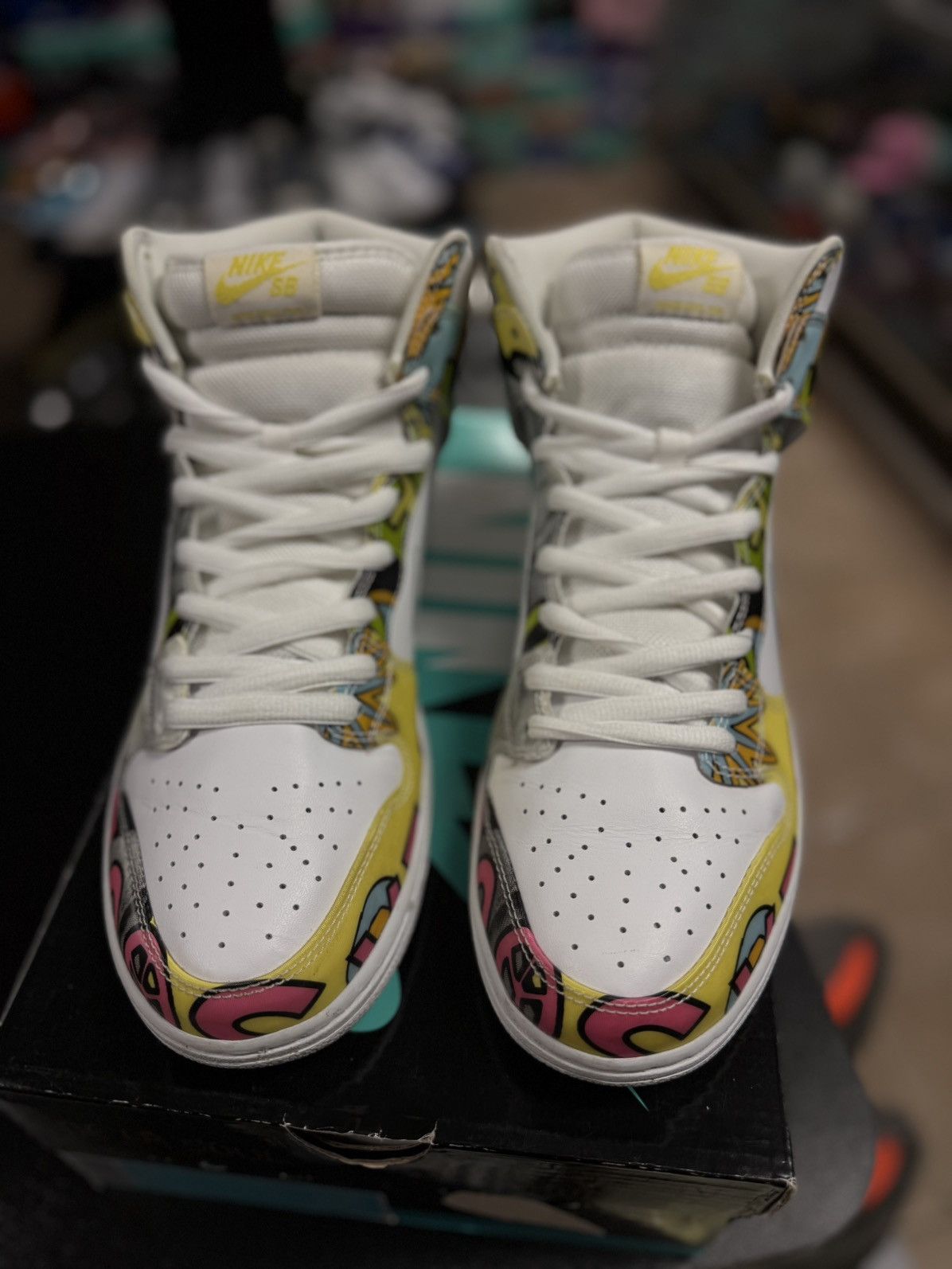 Nike Nike SB Dunk High De La Soul Size 11 🧼 W BOX Size US 11 / EU 44 - 7 Thumbnail