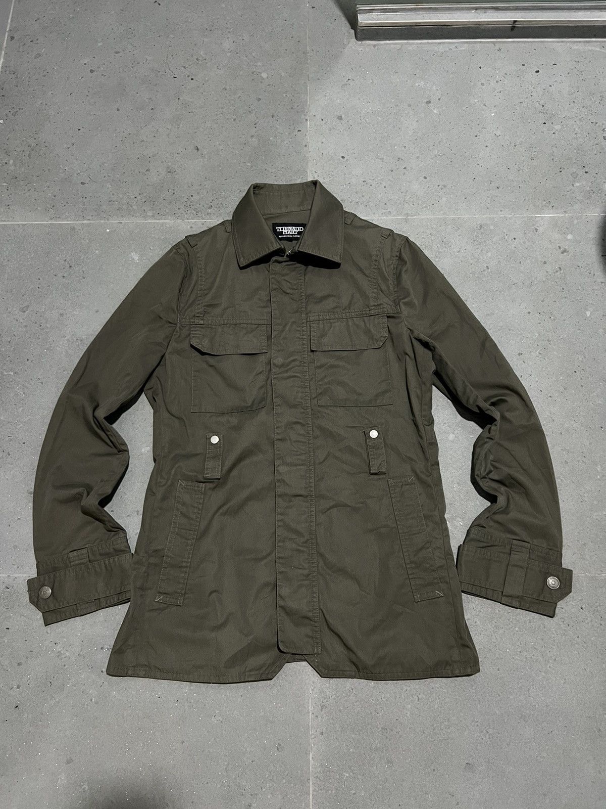 image of If Six Was Nine x Le Grande Bleu L G B Tornado Mart Jacket Ifsixwasnine Lgb Multi Pocket Work in Bl