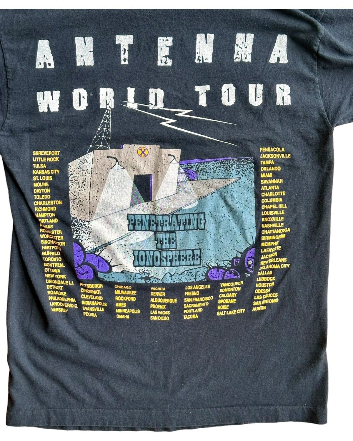 Band Tees × Vintage 1994 ZZ Top Antenna Tour Tee Size US L / EU 52-54 / 3 - 4 Thumbnail
