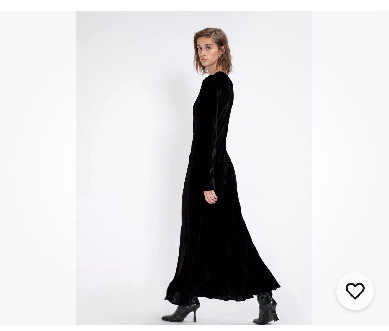 Other White Stag Black Velvet Maxi Dress Long Sleeve XL NWT Size XL / US 12-14 / IT 48-50 - 1 Thumbnail