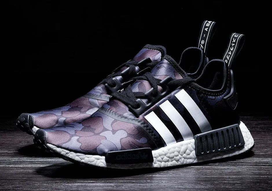 Adidas Bape BAPE ADIDAS NMD R1 BLACK CAMO 2016 Grailed