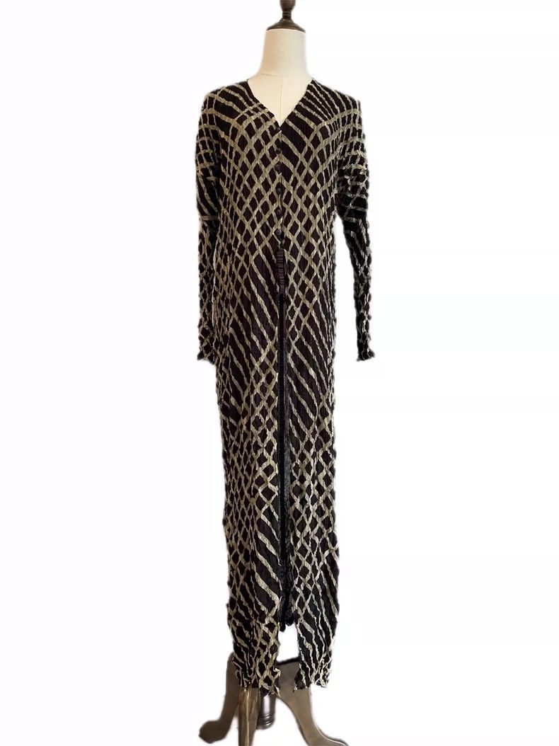 Issey Miyake Issey Miyake Soft trench coat with double-sided check patt Size M / US 6-8 / IT 42-44 - 7 Thumbnail