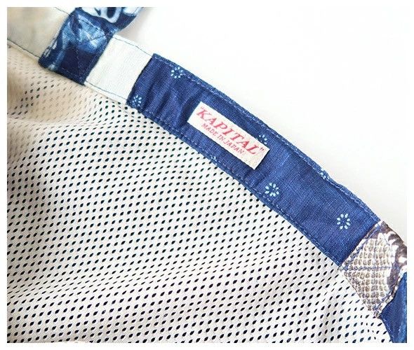 Kapital KAPITAL Patchwork Novel Tote Bag Indigo Size ONE SIZE - 4 Thumbnail