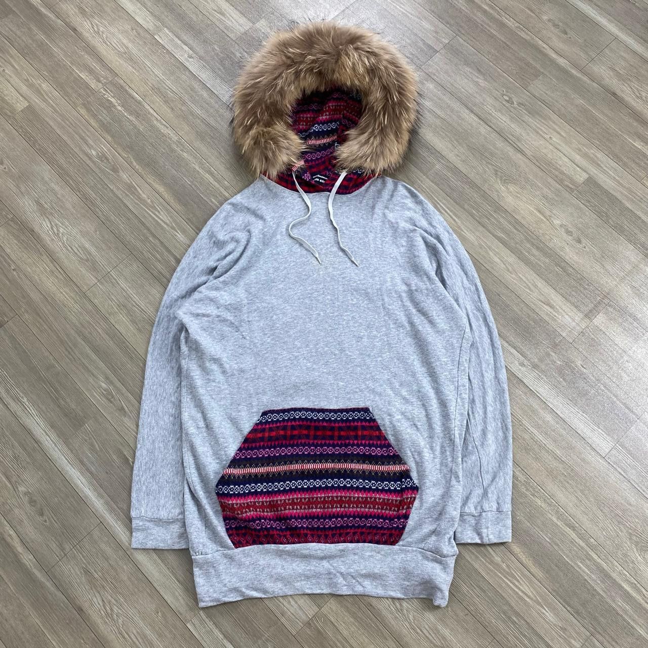 Issey Miyake Mercibeaucoup Navajo Fur Hoodie Size US L / EU 52-54 / 3 - 1 Thumbnail