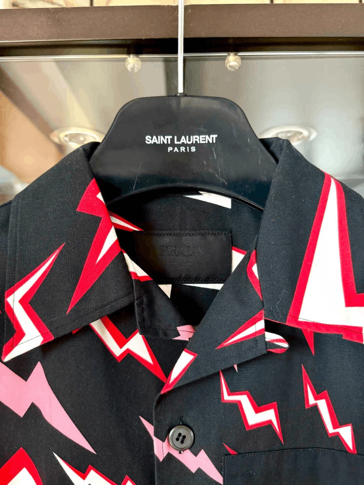Raf Simons Prada by Raf Simons 19AW Electric Heat Shirt Size US S / EU 44-46 / 1 - 3 Thumbnail