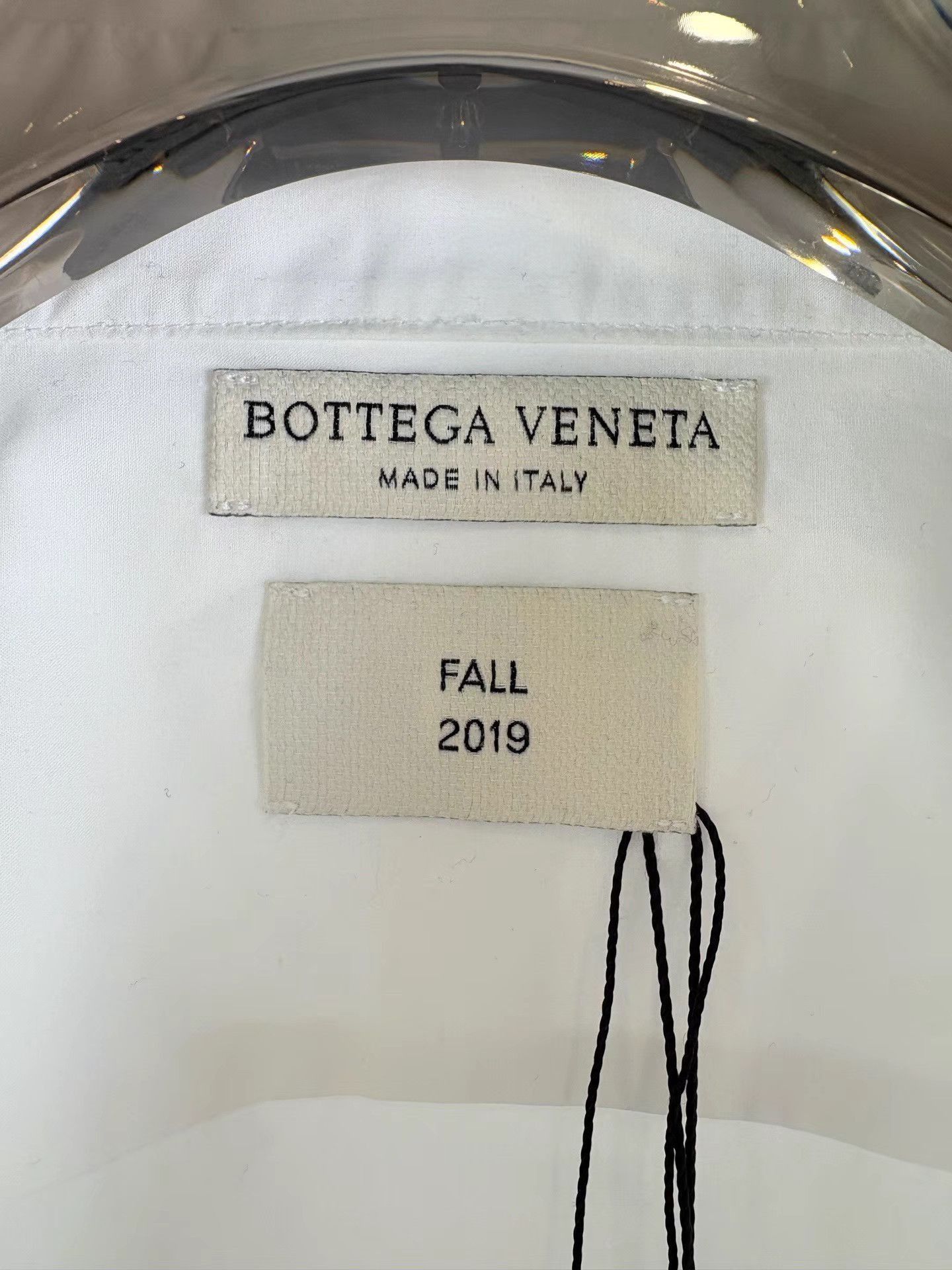 Bottega Veneta White Button-Up Shirt with Chevron Stitch Detail XS Size US XS / EU 42 / 0 - 3 Thumbnail