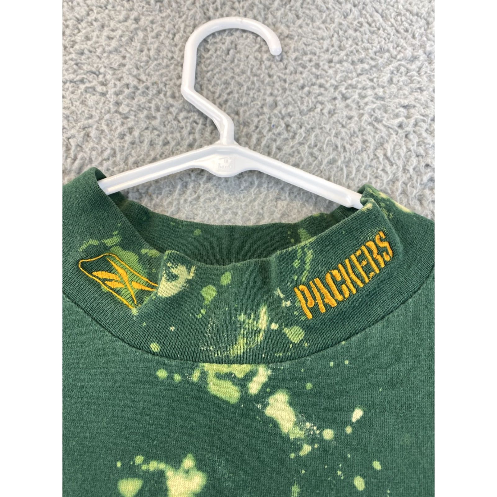 Reebok VINTAGE Reebok NFL Green Bay Packers Men Long Sleeve Tee L Green Logo T-Shirt 81-44 Size US L / EU 52-54 / 3 - 4 Thumbnail
