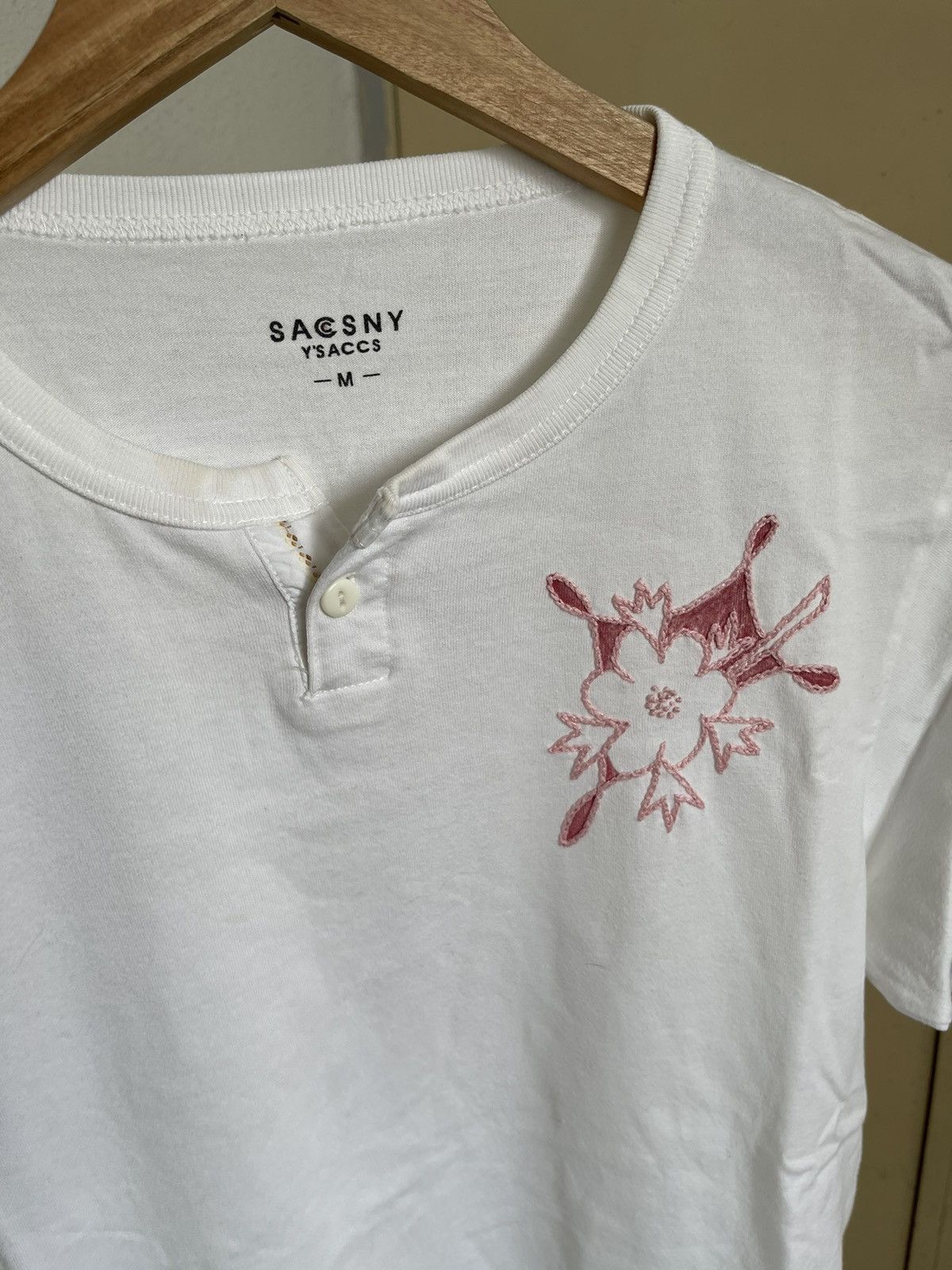 Y's × Yohji Yamamoto Yohji Yamamoto Sacsny Ysaccs Flower Embroidered Size US M / EU 48-50 / 2 - 3 Thumbnail