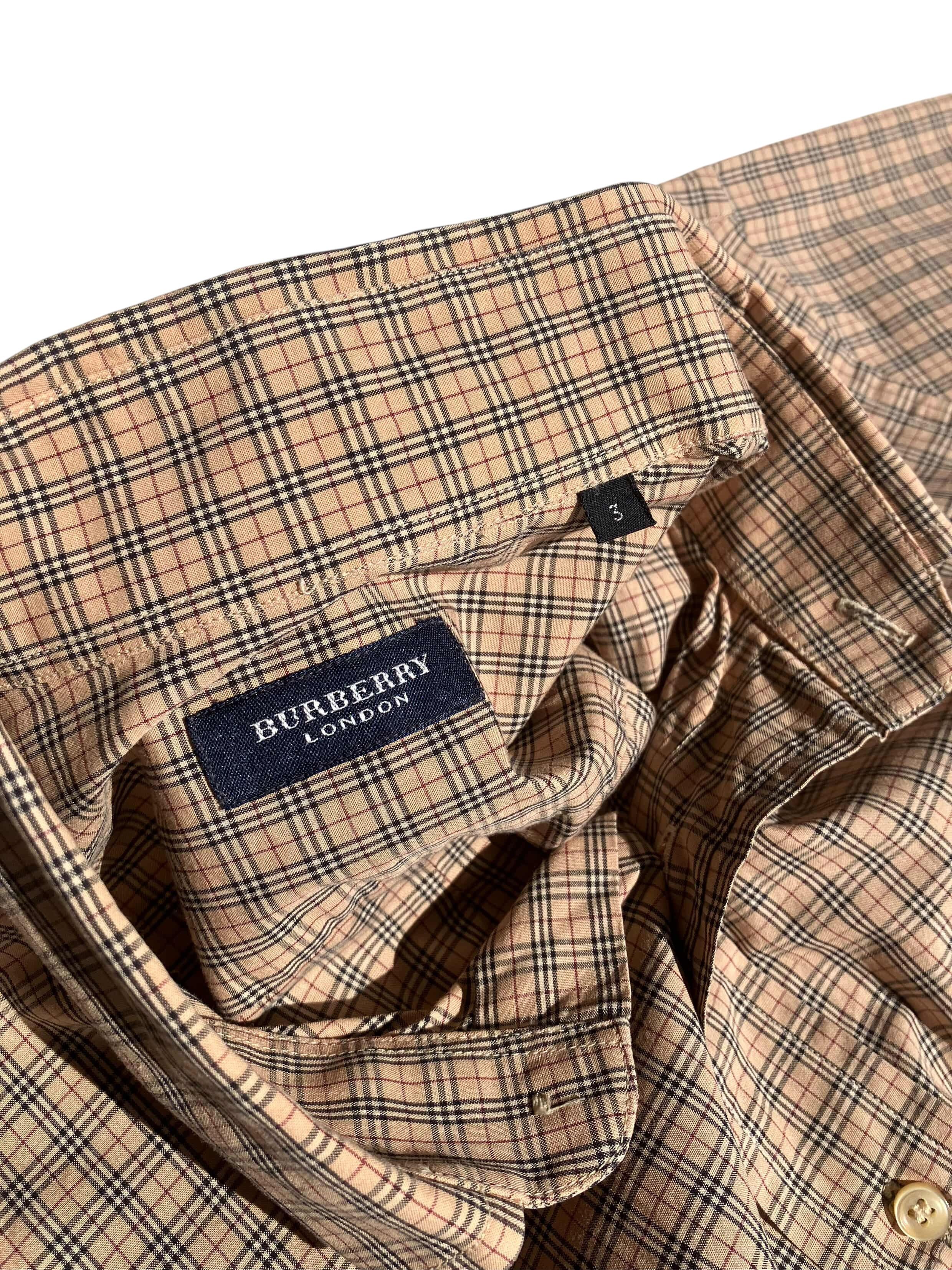 Burberry Burberry London Men's Nova Check Plaid Button Shirt Size 3 L Size US L / EU 52-54 / 3 - 9 Thumbnail