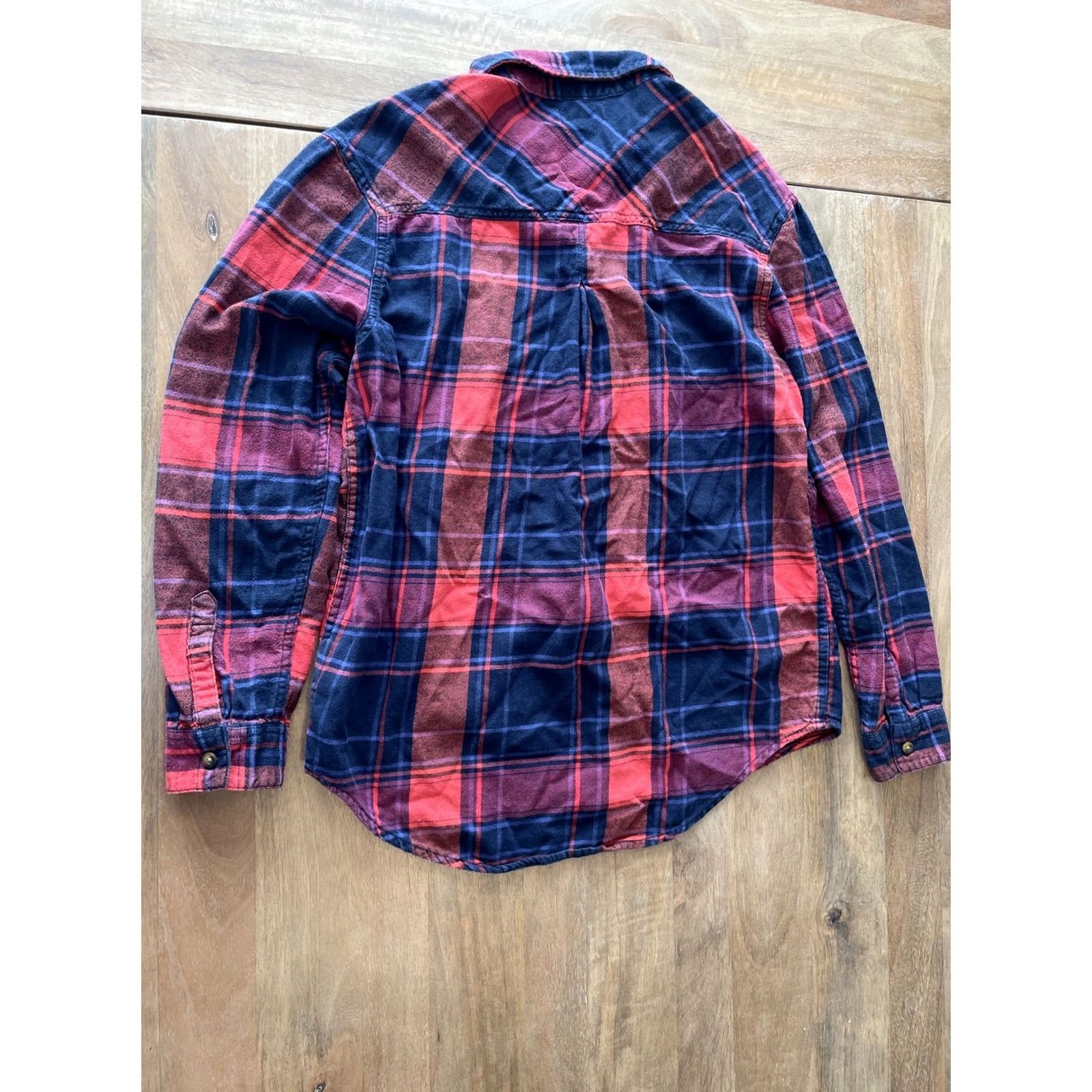 Bdg BDG Urban Outfitters Flannel Shirt Women S Button Front Plaid Long Sleeve Shirt Size S / US 4 / IT 40 - 2 Thumbnail