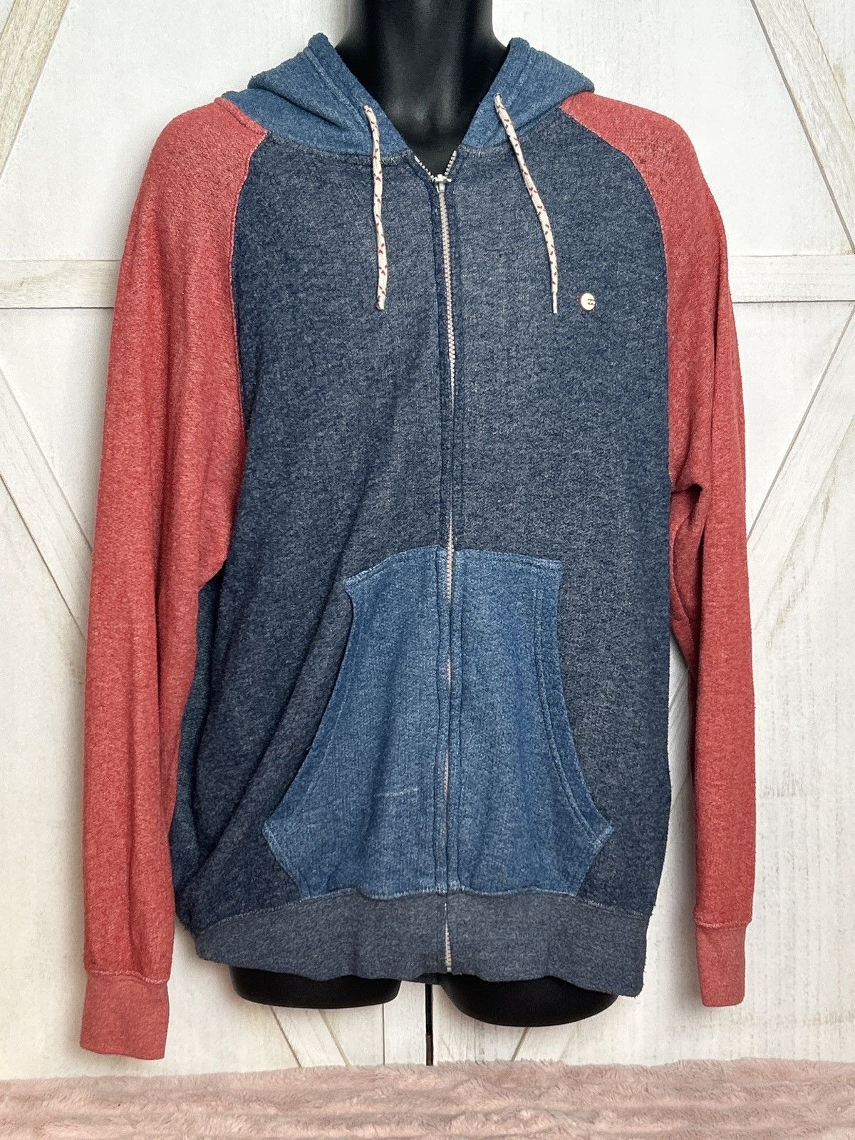 Billabong Billabong Men’s Full Zip Hoodie Colorblock Surf Skate Sweat Size US L / EU 52-54 / 3 - 1 Thumbnail