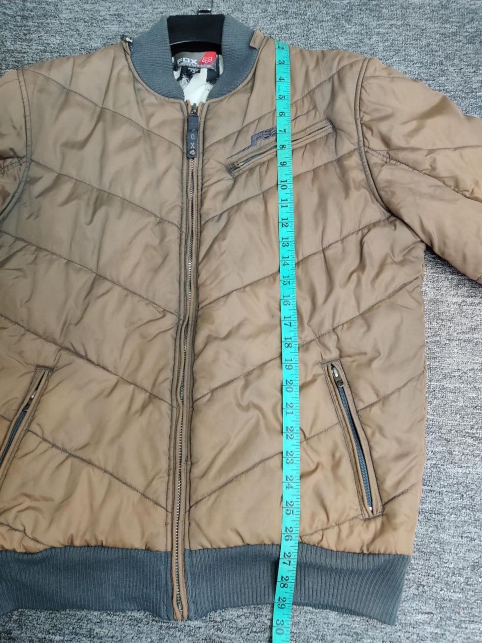 Fox Racing Vintage Fox Racing Sun Faded Quilted Bomber Jacket Size US M / EU 48-50 / 2 - 19 Thumbnail