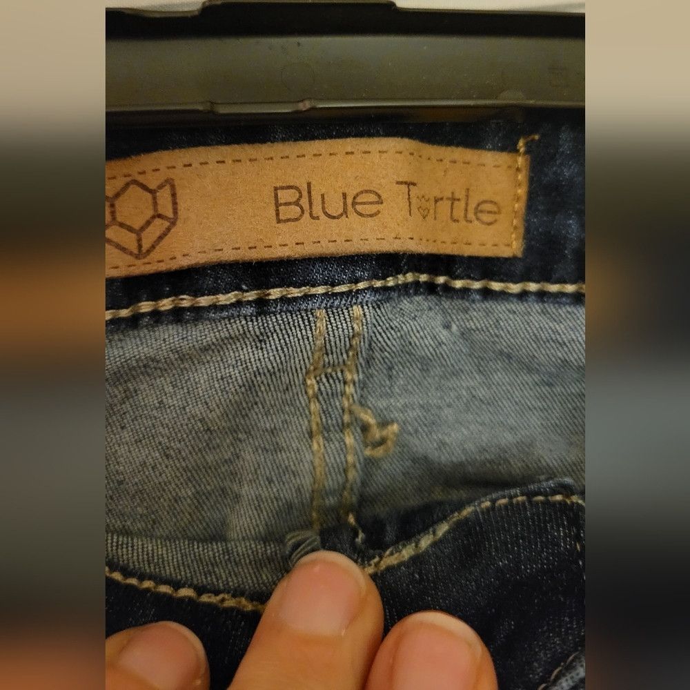 Other Blue Turtle Size 11 Denim Jeans Skinny Stretch Jeans Size 32" / US 10 / IT 46 - 4 Thumbnail