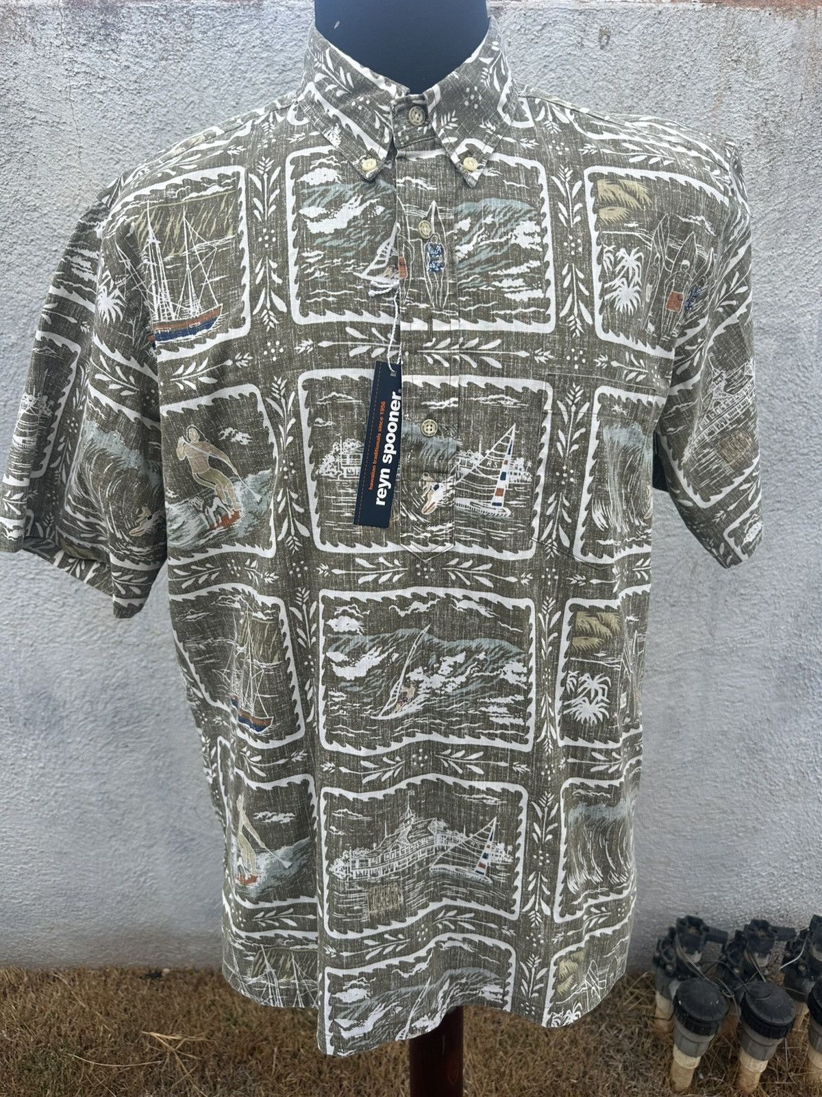 Reyn Spooner New Reyn Spooner Classic Fit Hawaiian Multicolored Men's L Size US L / EU 52-54 / 3 - 1 Thumbnail
