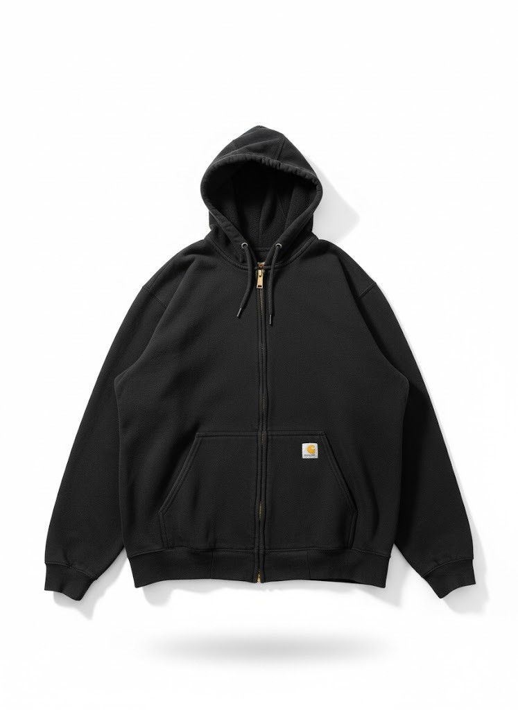 Carhartt Carhartt K122 BLK Zip Up Hoodie Size US L / EU 52-54 / 3 - 1 Thumbnail