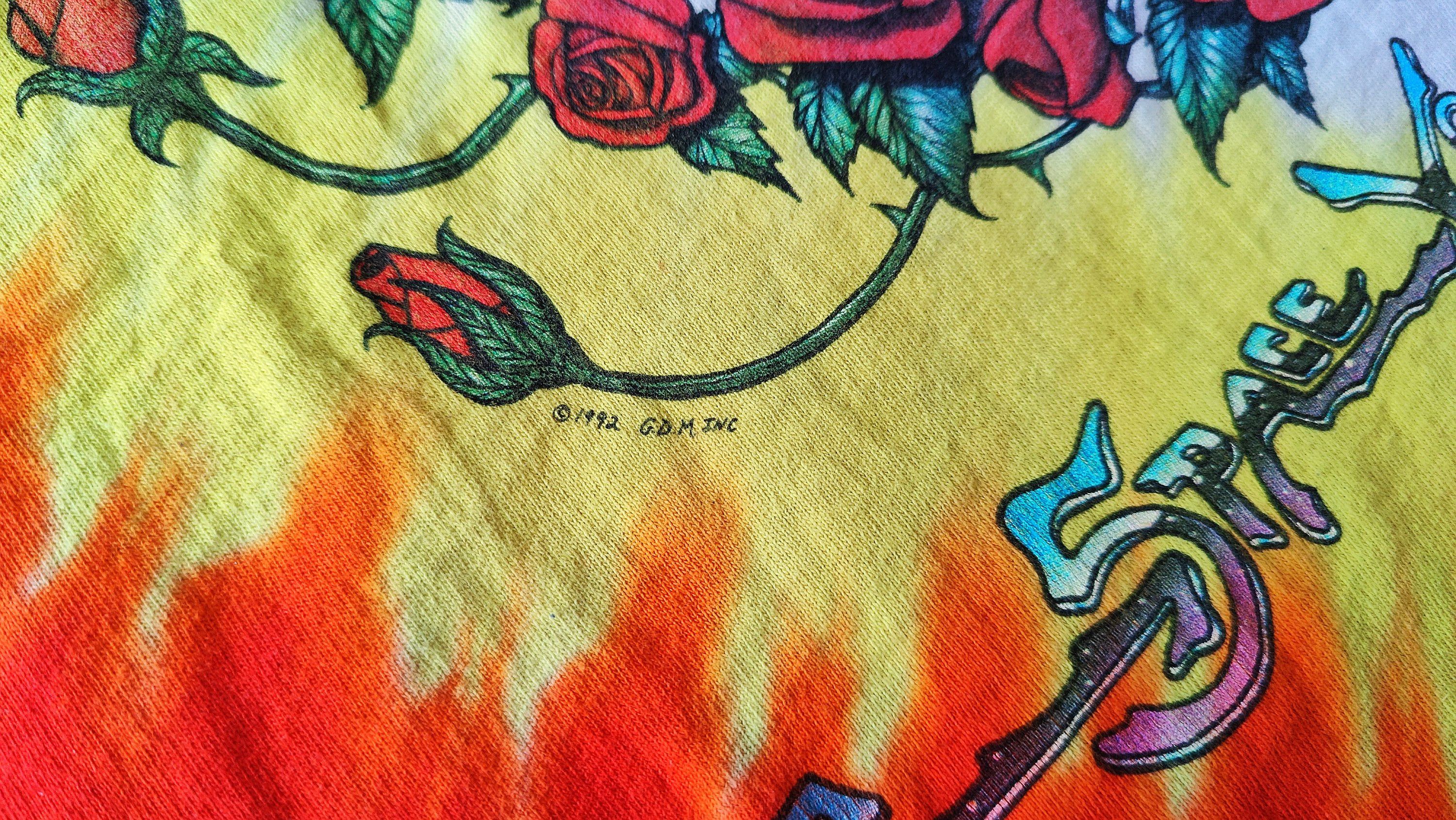 Band Tees Grateful Dead 1992 Space Your Face RARE Vintage 90s Tshirt Size US XL / EU 56 / 4 - 11 Thumbnail