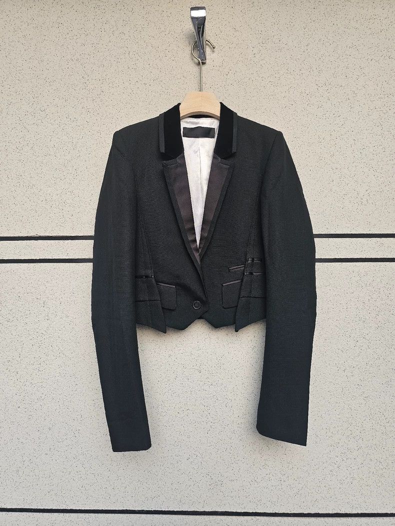 Haider Ackermann Haider Ackermann Women's Cropped Jacket-2506 Size M / US 6-8 / IT 42-44 - 3 Thumbnail