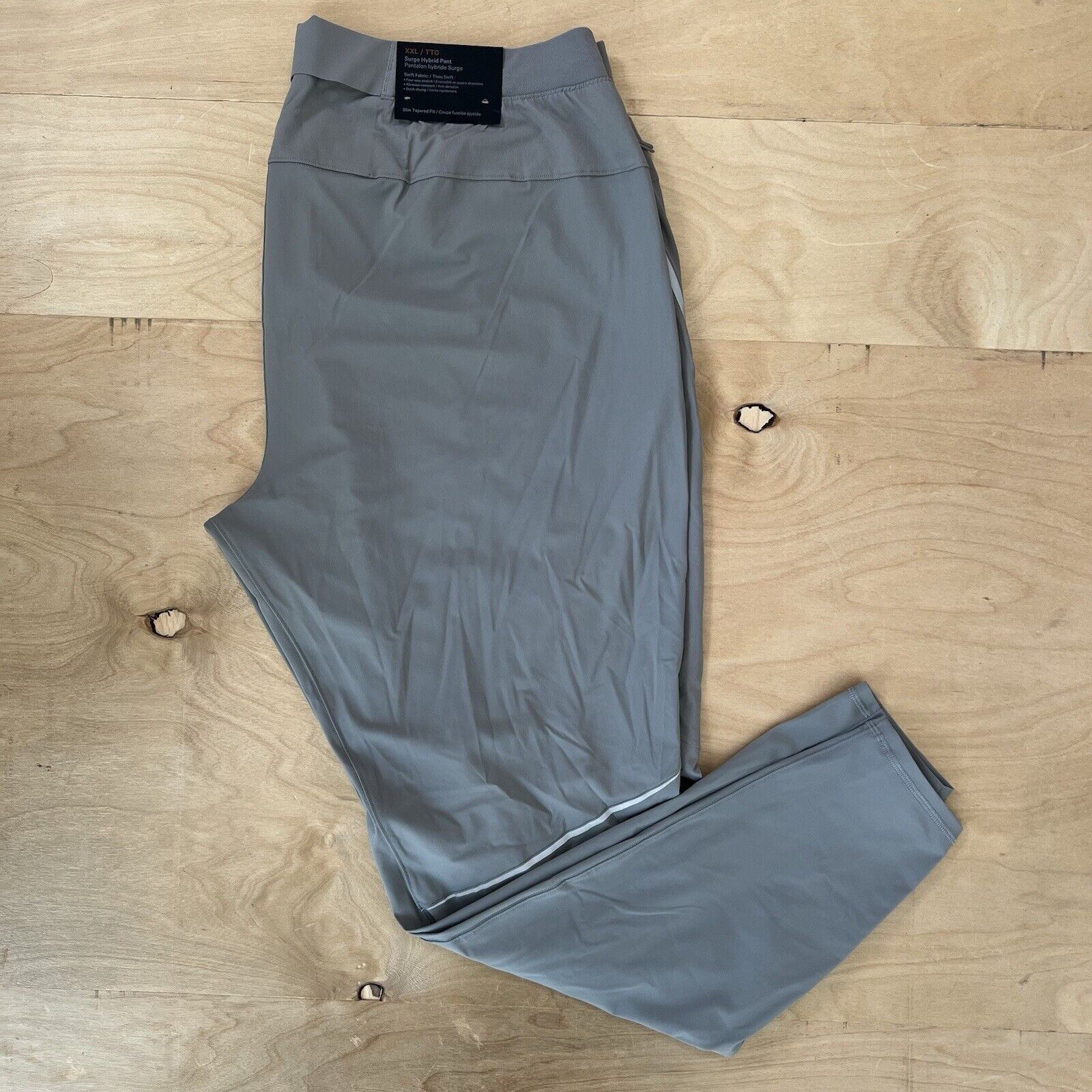 Lululemon Lululemon Surge Hybrid Pants 2XL Gray Jogger Yoga Workout Size US 34 / EU 50 - 2 Thumbnail