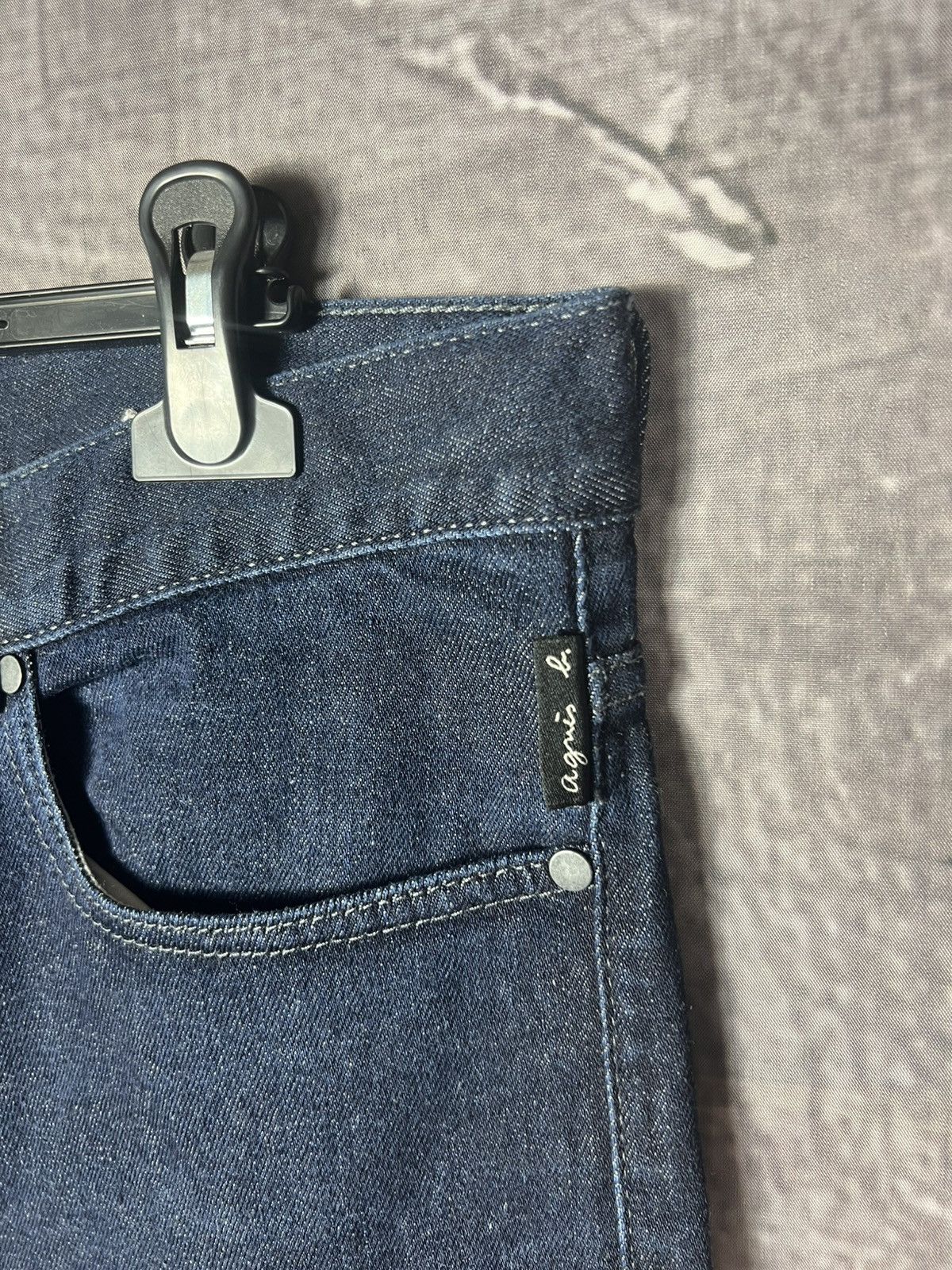 agnes b. Agnes B. Indigo Denim Jeans Size US 32 / EU 48 - 5 Thumbnail