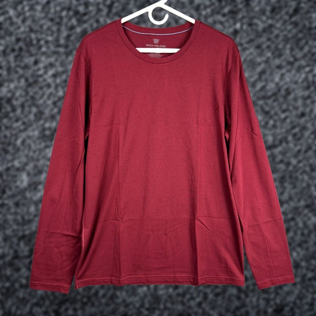 Vintage Mack Weldon Shirt XL Red Pima Long Sleeve 100% Cotton NWT Men Regular Shirt Size US XL / EU 56 / 4 - 1 Thumbnail