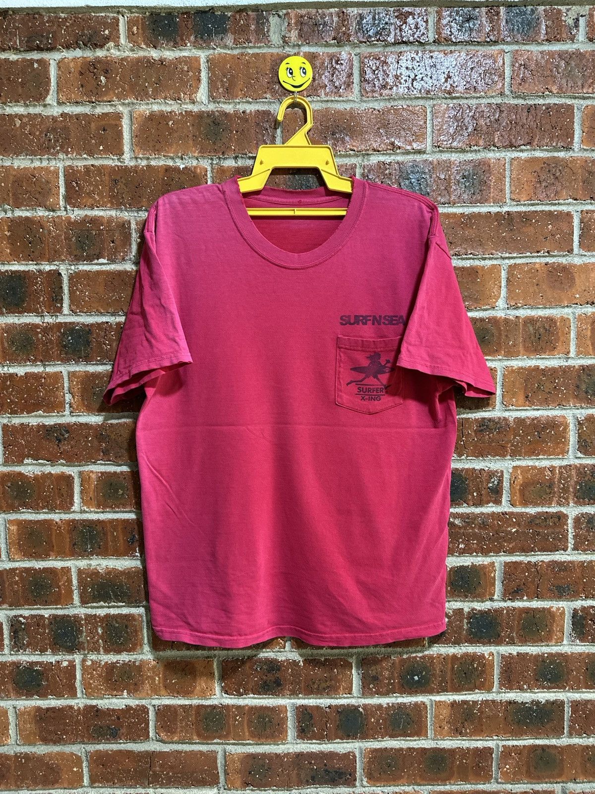 Vintage Vintage Surf N Sea Suffer X-Ing Pocket Tee Sun Faded Tee Size US L / EU 52-54 / 3 - 2 Thumbnail