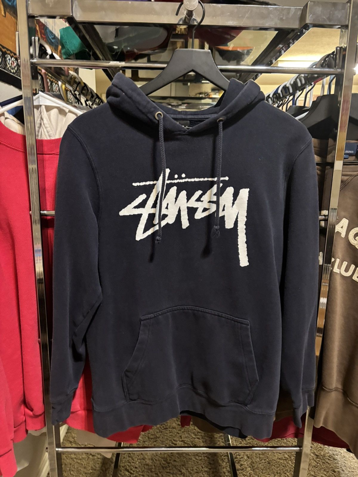 Stussy 1990’s Stussy Logo Hoodie Size Medium Size US M / EU 48-50 / 2 - 1 Thumbnail