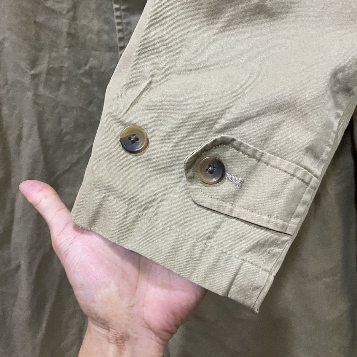 Yohji Yamamoto Vintage 80s Yohji Yamamoto Homme Impermeable Car Coat Size US XL / EU 56 / 4 - 8 Thumbnail