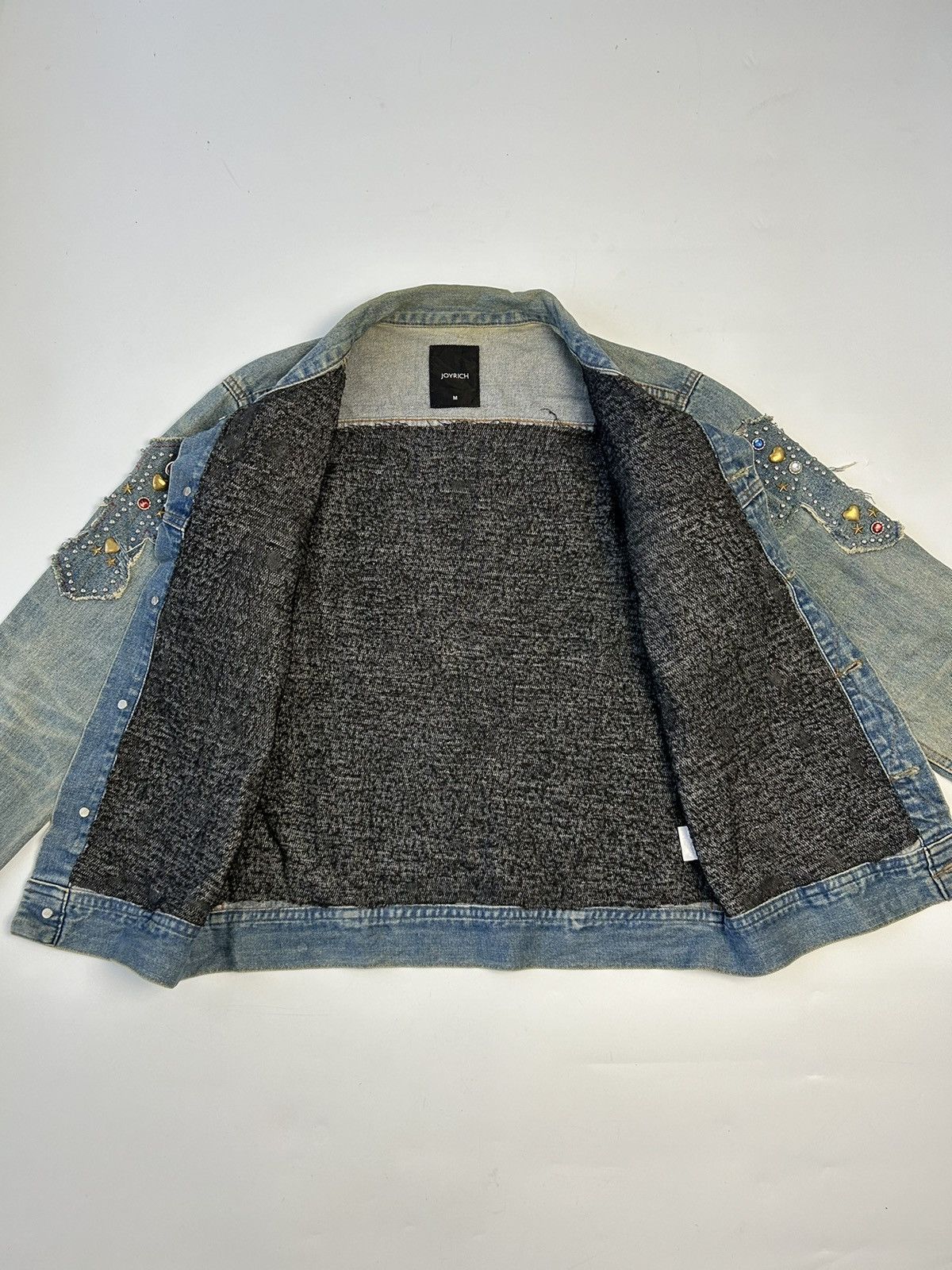 Joyrich JOY RICH BEDAZZLED DENIM JACKET Size M / US 6-8 / IT 42-44 - 2 Thumbnail