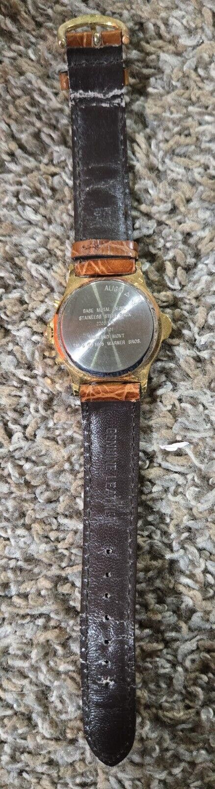 Designer Vtg Taz "We Sing" Musical Quartz Watch 1995 Warner Brothers Size ONE SIZE - 3 Thumbnail