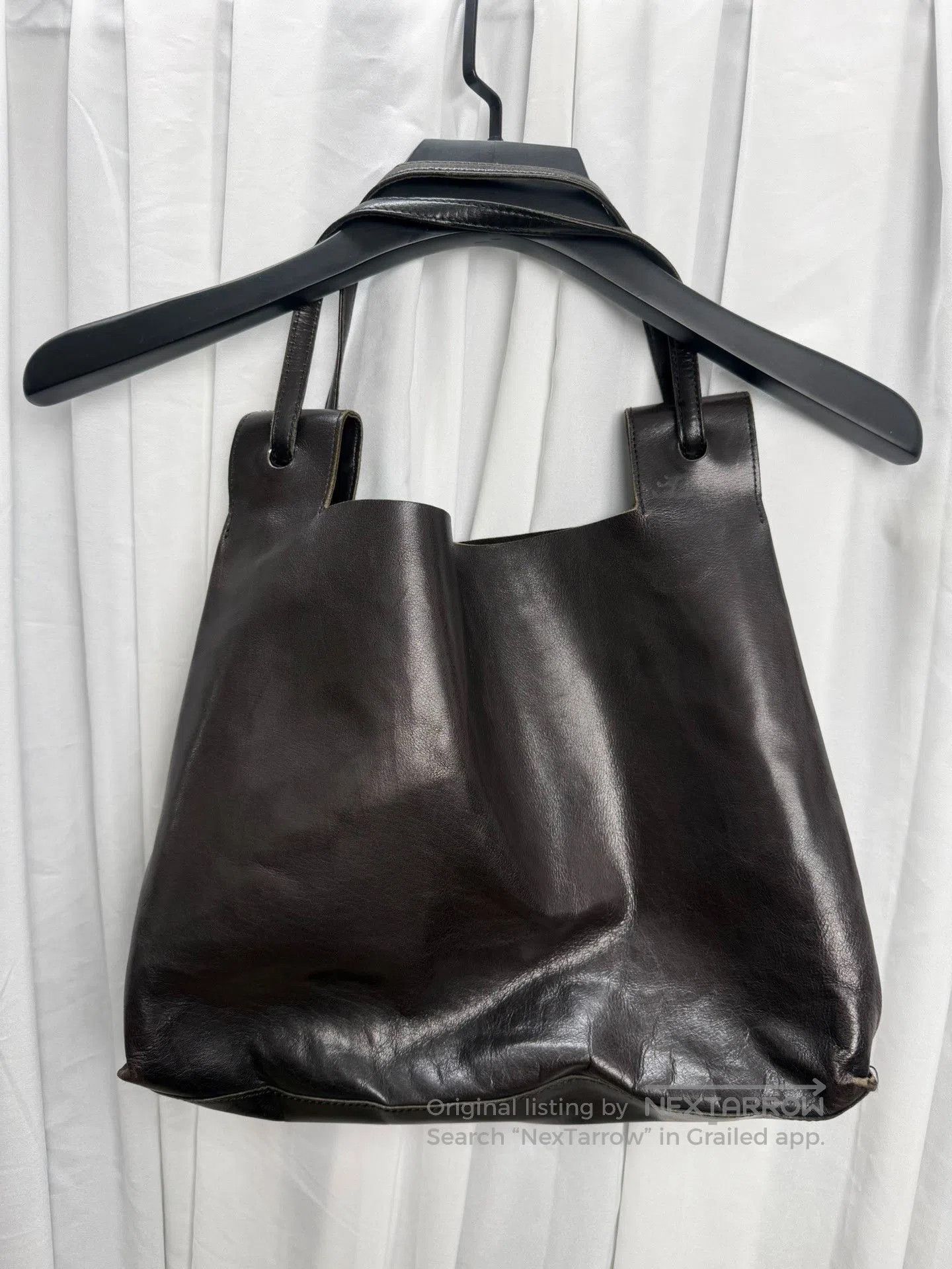 Y's Yohji Yamamoto Y's Leather Handbag. Size ONE SIZE - 5 Thumbnail