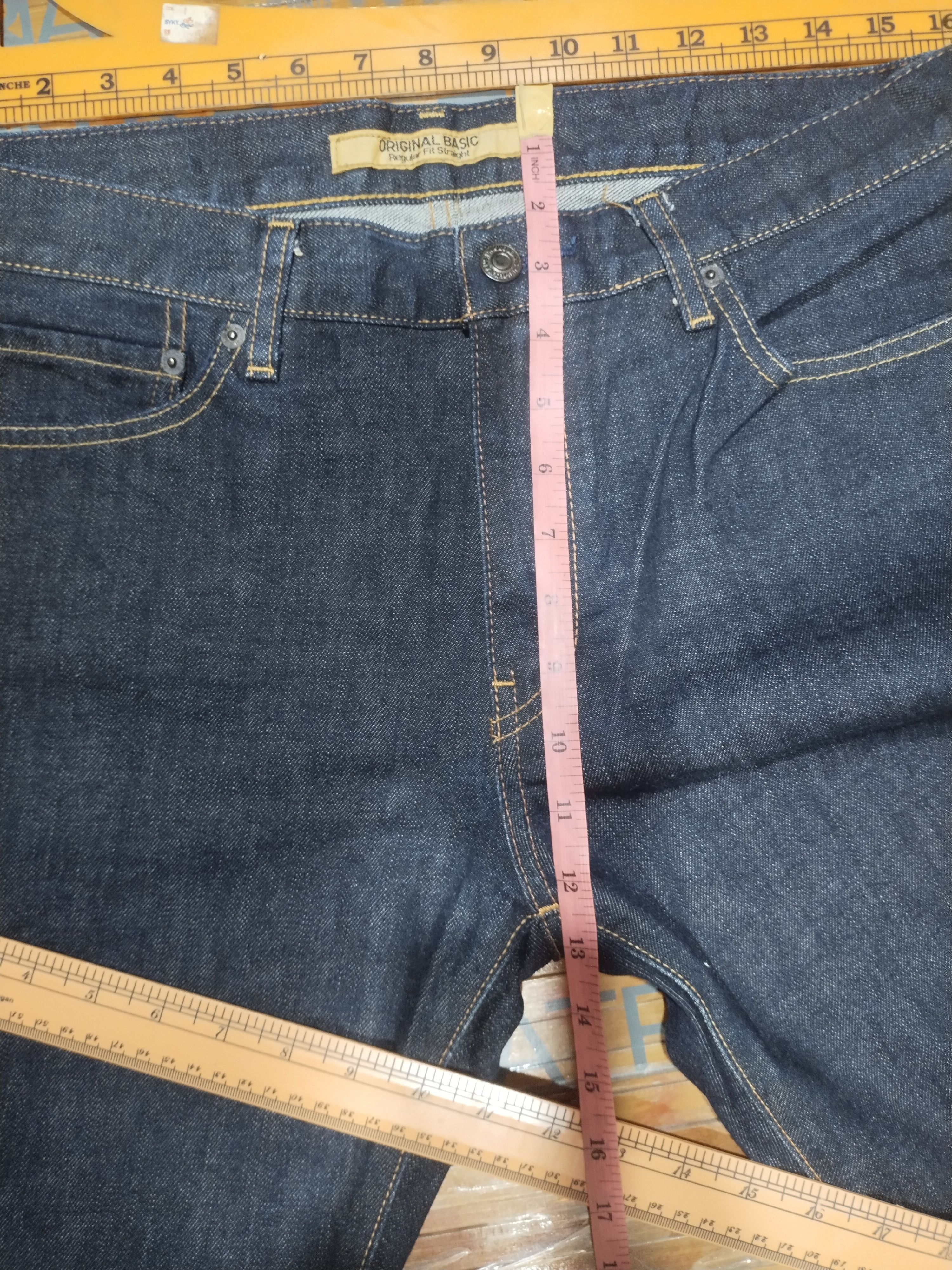 Japanese Brand × Uniqlo Jeans Uniqlo Blue Sz 32" /81cm Size US 32 / EU 48 - 6 Thumbnail