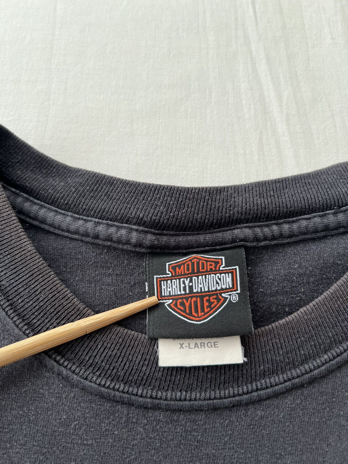 Harley Davidson Vintage 2012 Harley Davidson Eagle Red Rock Black T-shirt Size US XL / EU 56 / 4 - 14 Thumbnail