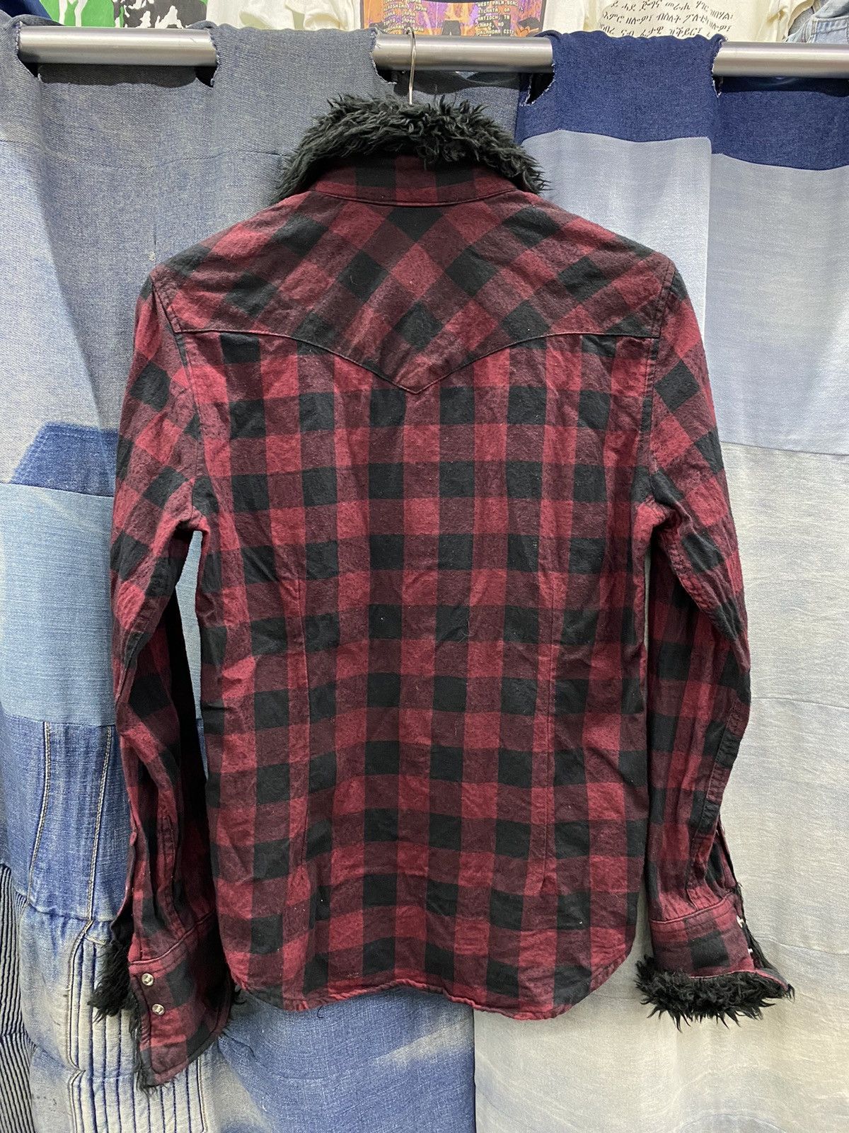 If Six Was Nine fur flannel japanese brand crazy devil 👿 Size US S / EU 44-46 / 1 - 6 Thumbnail