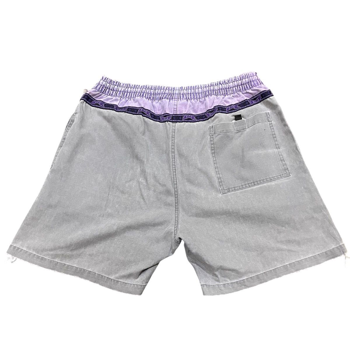 Sun Surf Vintage Baggy Skate Shorts Grey Canvas Wave Buster Tribal Size US 32 / EU 48 - 4 Thumbnail
