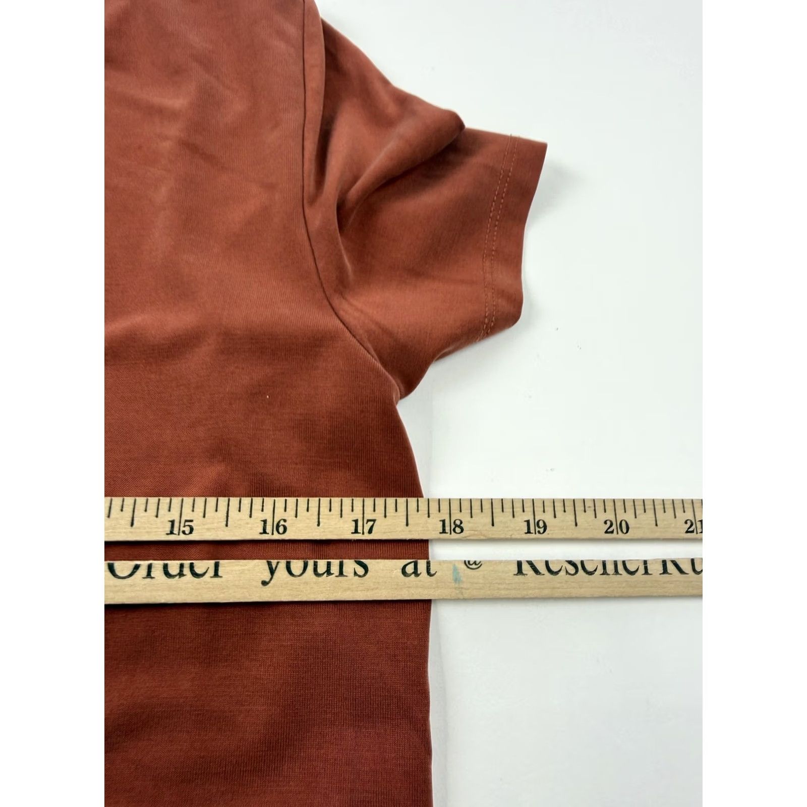 Madewell Madewell Dress Womens Small Brown T-Shirt Maxi Short Sleeve Side Slit Casual Size S / US 4 / IT 40 - 7 Thumbnail