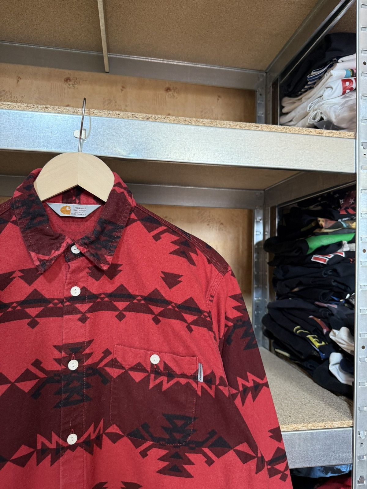 Carhartt × Carhartt Wip CARHARTT WIP Native Aztec Pattern Long Sleeve Button Shirt Size US L / EU 52-54 / 3 - 4 Thumbnail