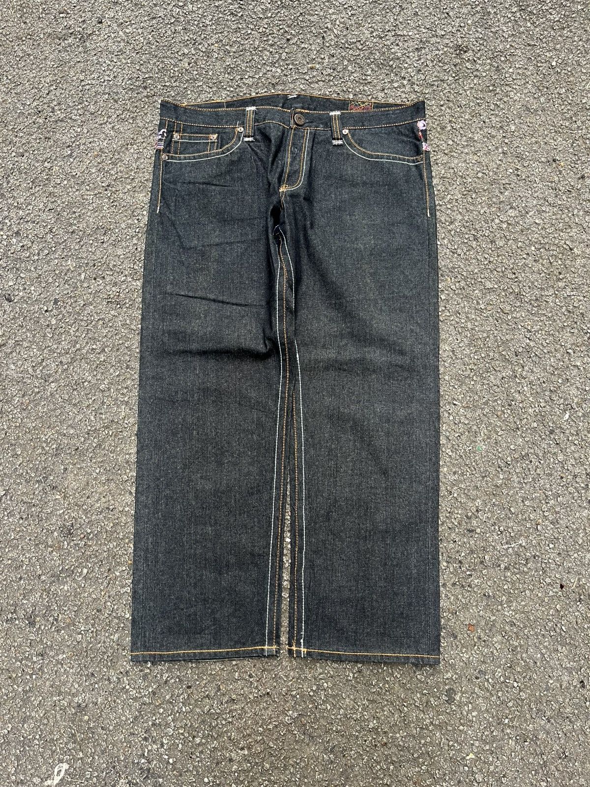 Southpole Crazy Vintage Imperial Junkie Jeans Y2K Ed Hardy Style Size US 40 / EU 56 - 2 Thumbnail