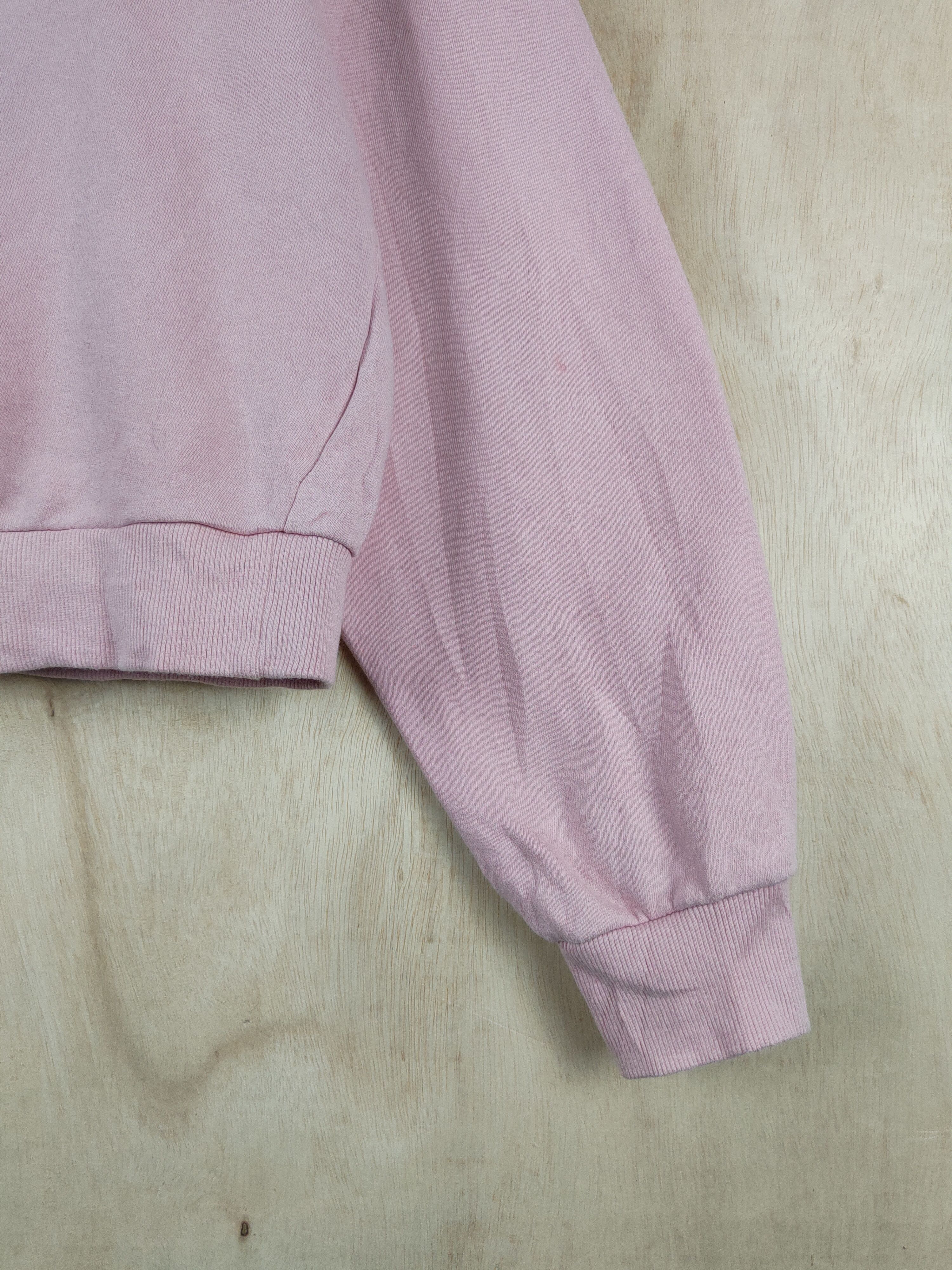 Japanese Brand Mememi Pink vintage Sweatshirts #S2569 Size L / US 10 / IT 46 - 6 Thumbnail