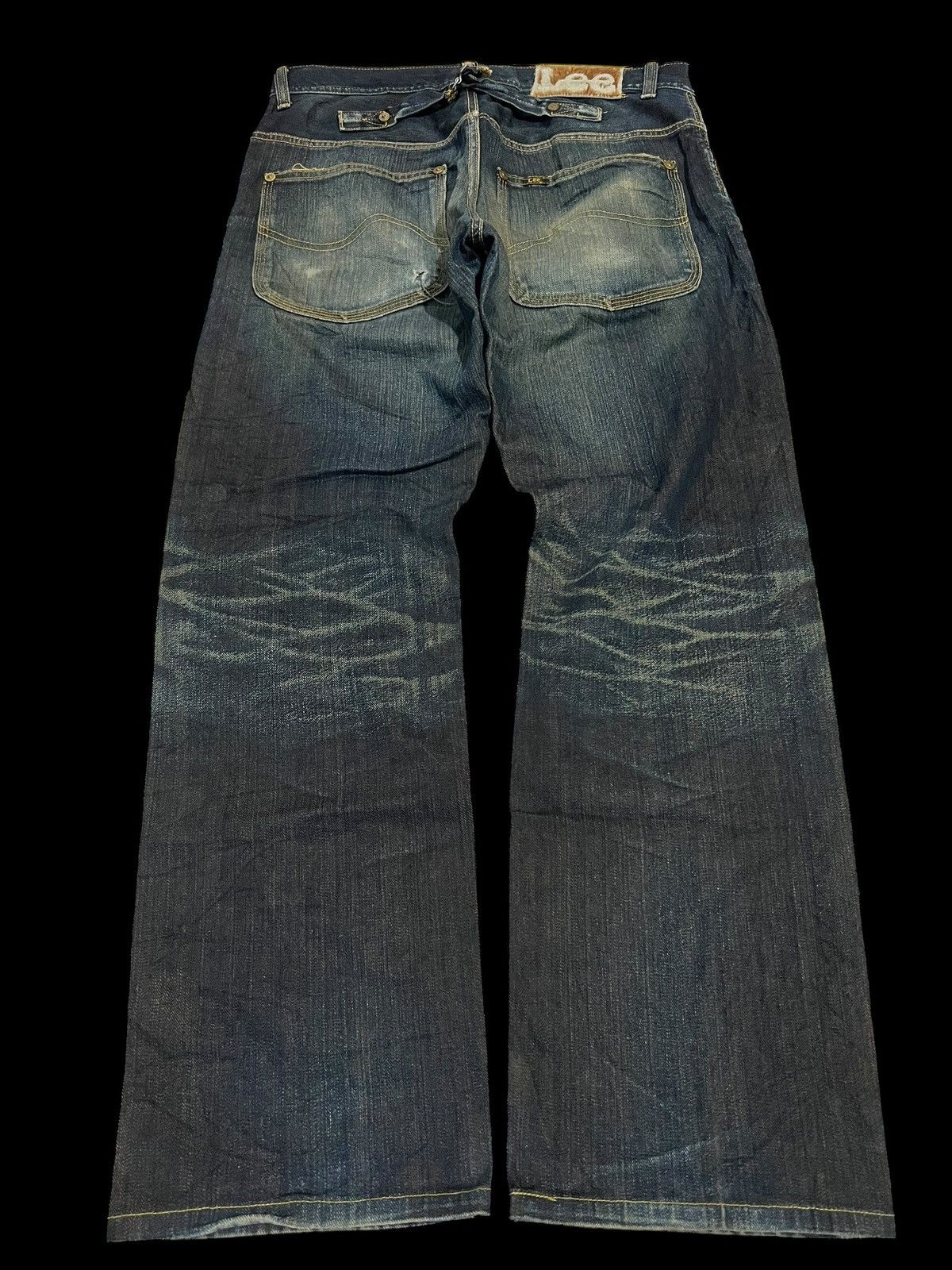 Hysteric Glamour × If Six Was Nine × Lee 🌈Baggy 90’s Lee Cowboy Distress Mud Wash Jeans Size US 33 - 2 Thumbnail