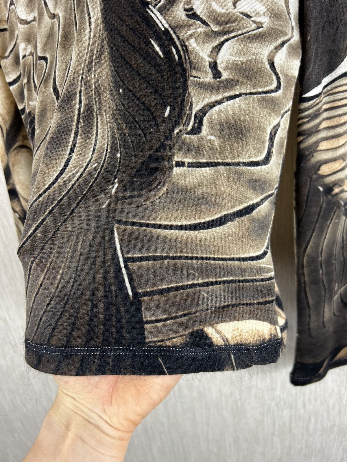Roberto Cavalli Roberto Cavalli y2k mesh abstract spectrum full print blouse Size XS / US 0-2 / IT 36-38 - 12 Thumbnail