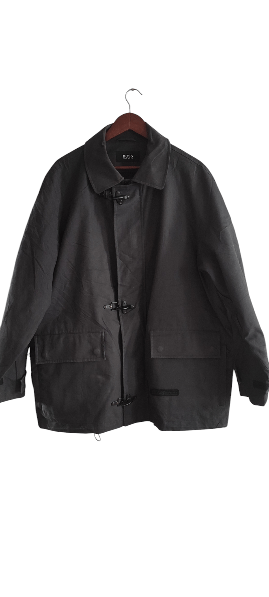 Hugo × Hugo Boss × Vintage Hugo Boss Waterproof Canvas Catcher Parka Jacket 2000s Size US XL / EU 56 / 4 - 3 Thumbnail
