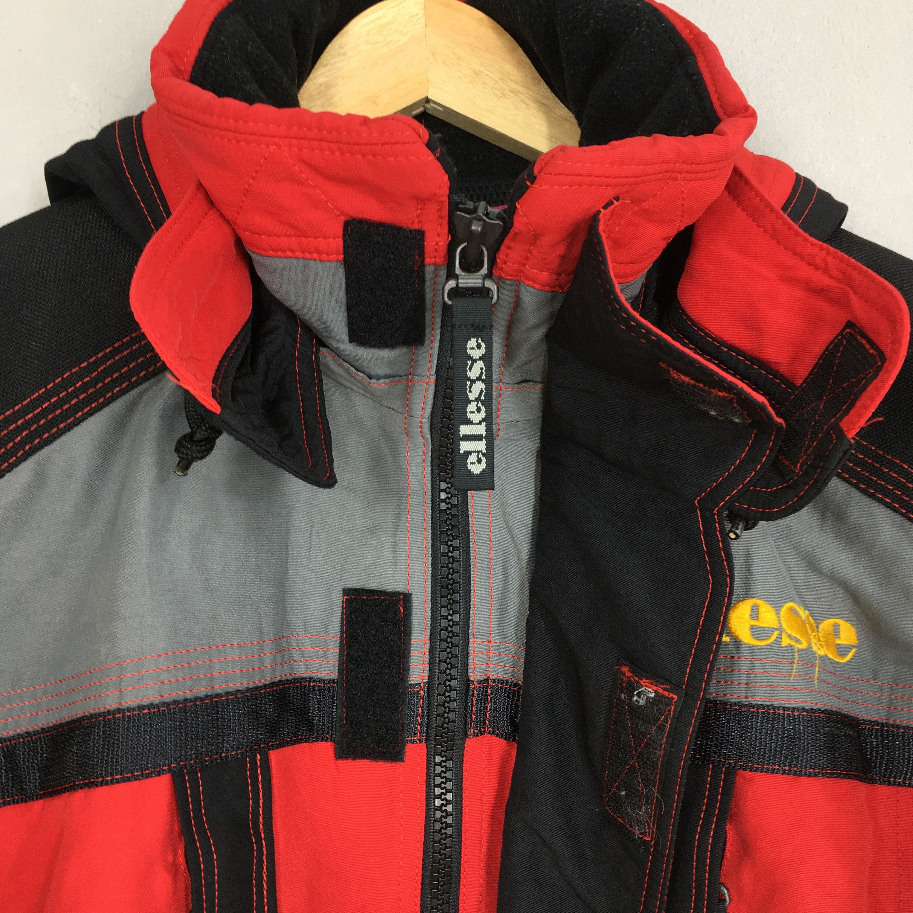 Ellesse Vintage 90's Ellesse Ski Wear Winter Hoodie Jacket Medium Size US M / EU 48-50 / 2 - 5 Thumbnail