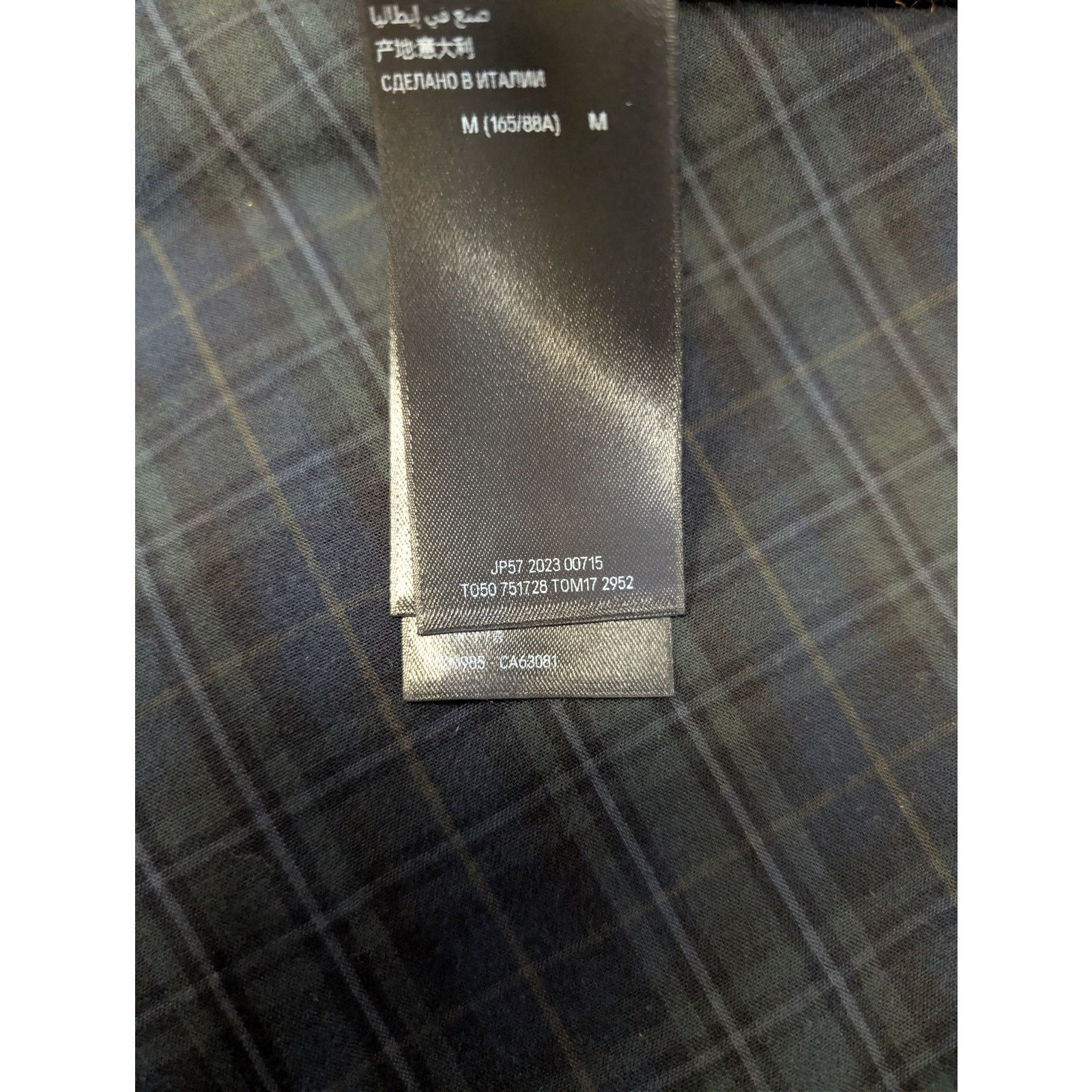 Balenciaga o1rshd1 Light Check Flannel Detachable Sleeves Shirt Size US M / EU 48-50 / 2 - 17 Thumbnail