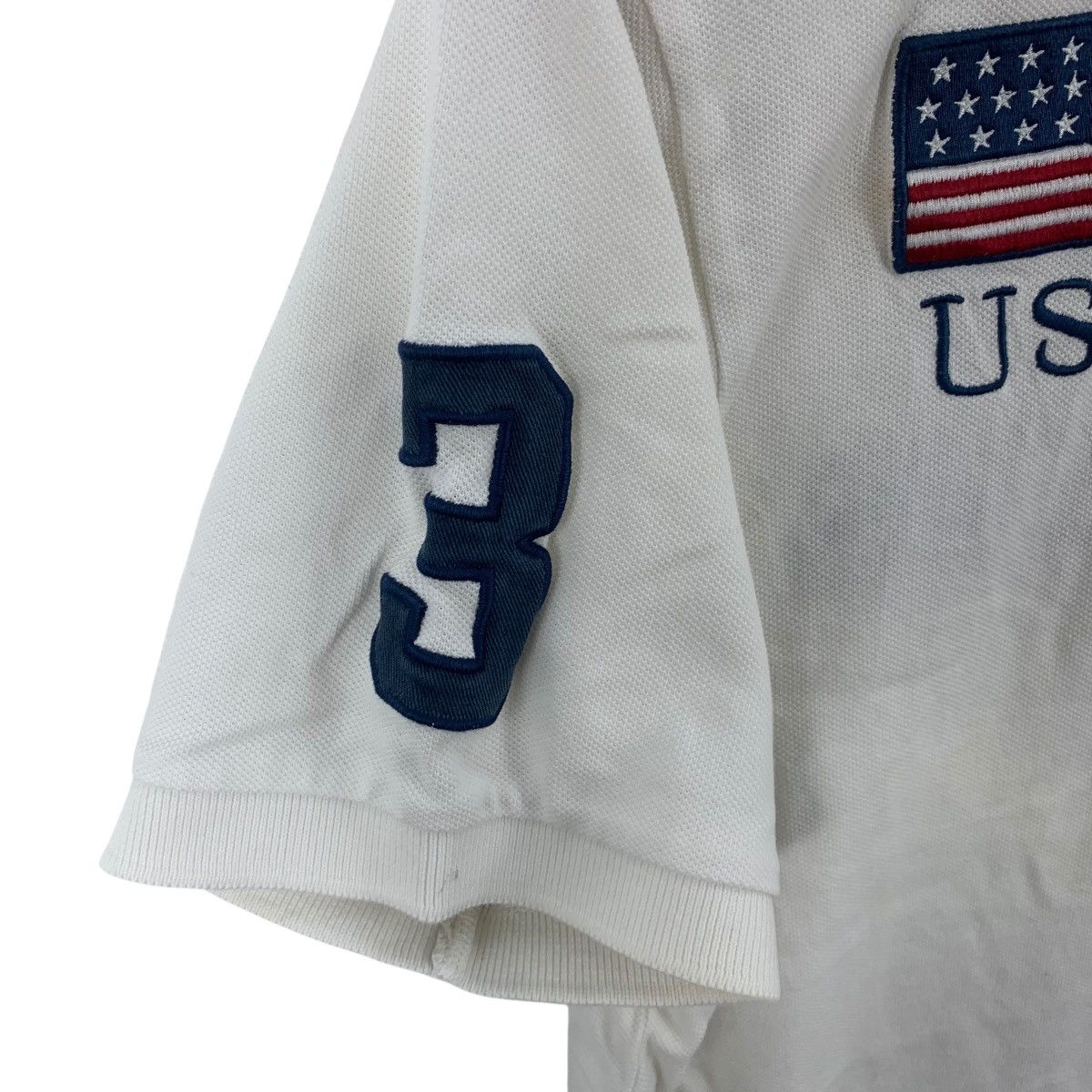 Polo Ralph Lauren Vintage POLO RALPH LAUREN Team USA Flag Tee Shirt Top Size M / US 6-8 / IT 42-44 - 9 Thumbnail