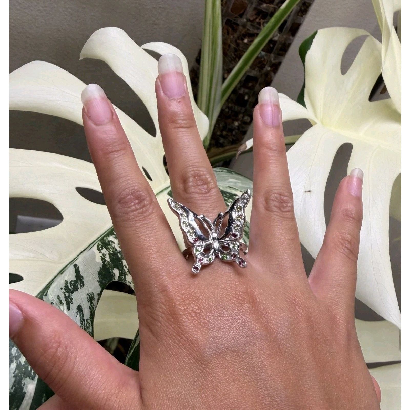 Other Vintage-Style Sterling Silver Butterfly Ring Size 8 Size ONE SIZE - 8 Thumbnail