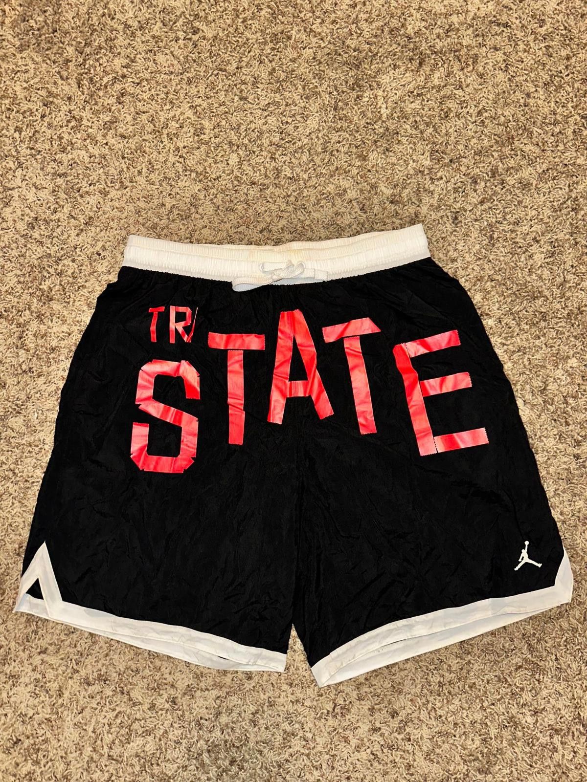 Jordan Brand Jordan Warm Up 'Ny Vs. Ny' Tri City Shorts Size US 40 / EU 56 - 1 Thumbnail