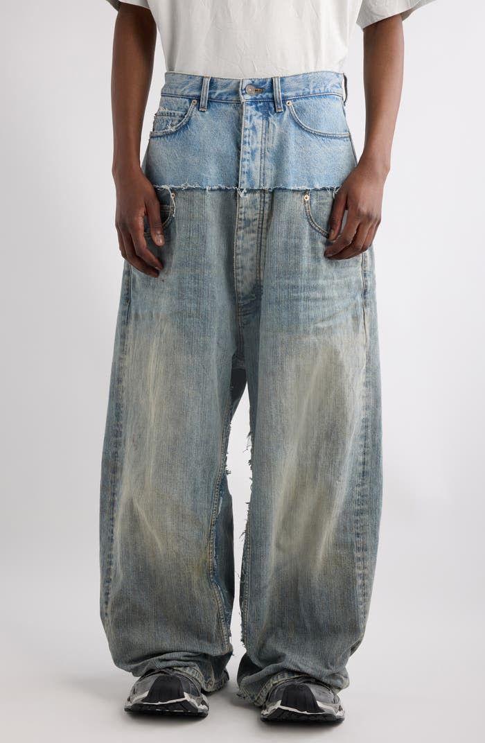 Balenciaga Balenciaga Distressed Layered Jeans Size US 33 - 2 Thumbnail